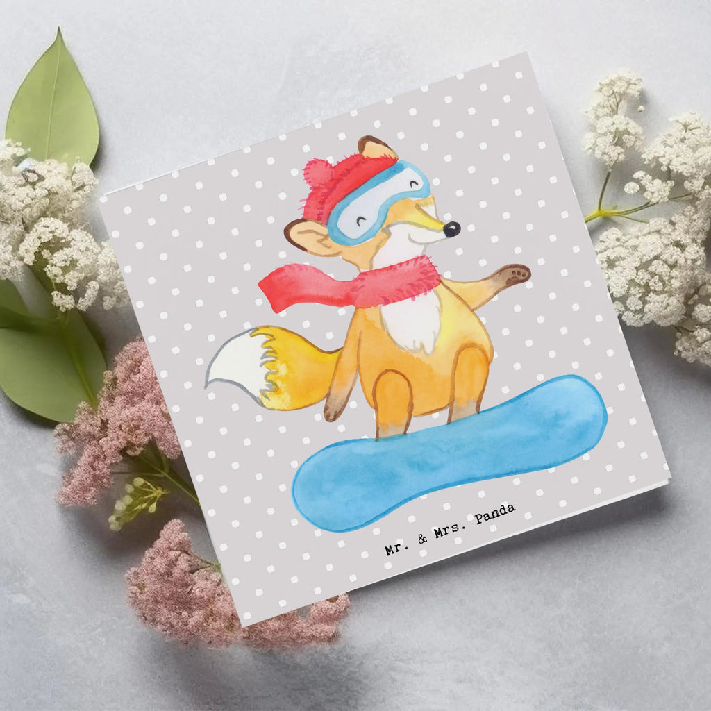 Deluxe Card Hare snowboarding Geburtstagskarte, Klappkarte, Grußkarte, Hochzeitskarte, Hochwertige Klappkarte, Einladungskarte, Karte, Hochwertige Grußkarte, Glückwunschkarte, Geschenk, Sport, Sportart, Hobby, Schenken, Danke, Dankeschön, Auszeichnung, Gewinn, Sportler, snowboarden, Snowboard, Winterurlaub, Snowboardschule, Wintersport