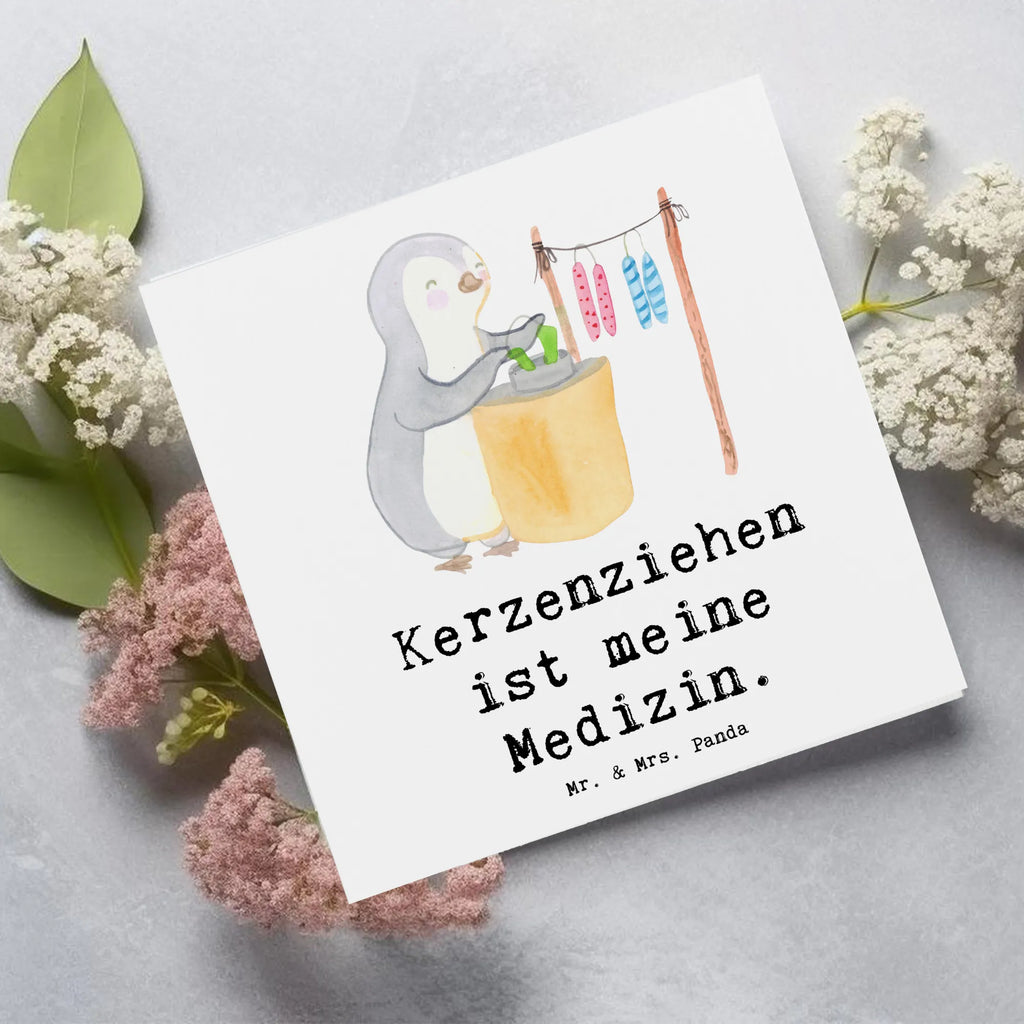 Deluxe Karte Pinguin Kerzenziehen Geburtstagskarte, Hochwertige Grußkarte, Grußkarte, Einladungskarte, Glückwunschkarte, Hochzeitskarte, Hochwertige Klappkarte, Karte, Klappkarte, Geschenk, Sport, Sportart, Hobby, Schenken, Danke, Dankeschön, Auszeichnung, Gewinn, Sportler, Kerzen ziehen. DIY, Kerzenziehen, Deko basteln