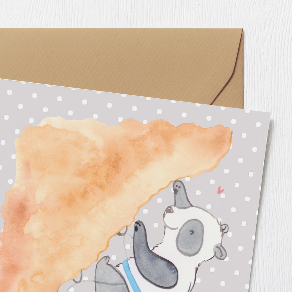 Deluxe Card panda Climb Hochwertige Grußkarte, Karte, Hochwertige Klappkarte, Klappkarte, Einladungskarte, Glückwunschkarte, Hochzeitskarte, Geburtstagskarte, Grußkarte, Geschenk, Sport, Sportart, Hobby, Schenken, Danke, Dankeschön, Auszeichnung, Gewinn, Sportler, Kletterhalle, Bouldern, Klettersport, Klettern