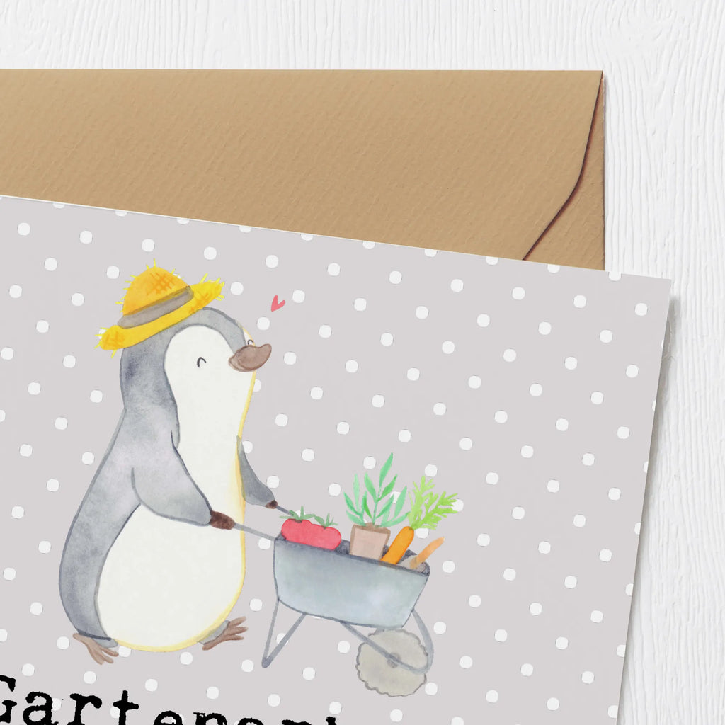 Deluxe Karte Pinguin Gartenarbeit Grußkarte, Karte, Einladungskarte, Geburtstagskarte, Glückwunschkarte, Hochzeitskarte, Klappkarte, Hochwertige Grußkarte, Hochwertige Klappkarte, Geschenk, Sport, Sportart, Hobby, Schenken, Danke, Dankeschön, Auszeichnung, Gewinn, Sportler, Urban gardening, Gartenarbeit, Gärtnern, Gartenpflege