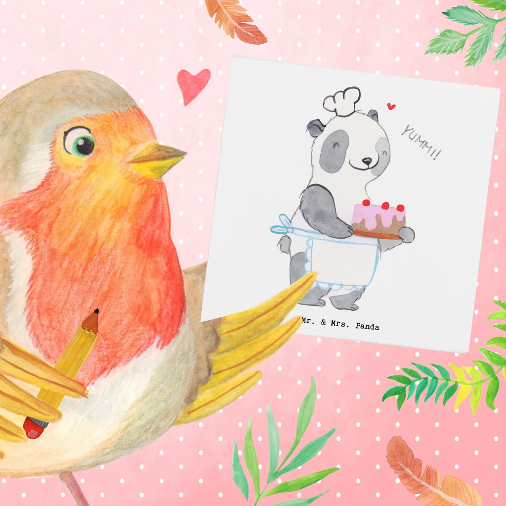 Deluxe Karte Bär Kochen Hochwertige Grußkarte, Klappkarte, Hochzeitskarte, Grußkarte, Karte, Hochwertige Klappkarte, Glückwunschkarte, Geburtstagskarte, Einladungskarte, Geschenk, Sport, Sportart, Hobby, Schenken, Danke, Dankeschön, Auszeichnung, Gewinn, Sportler, Hobbykoch, Kochen, Hobbyköchin