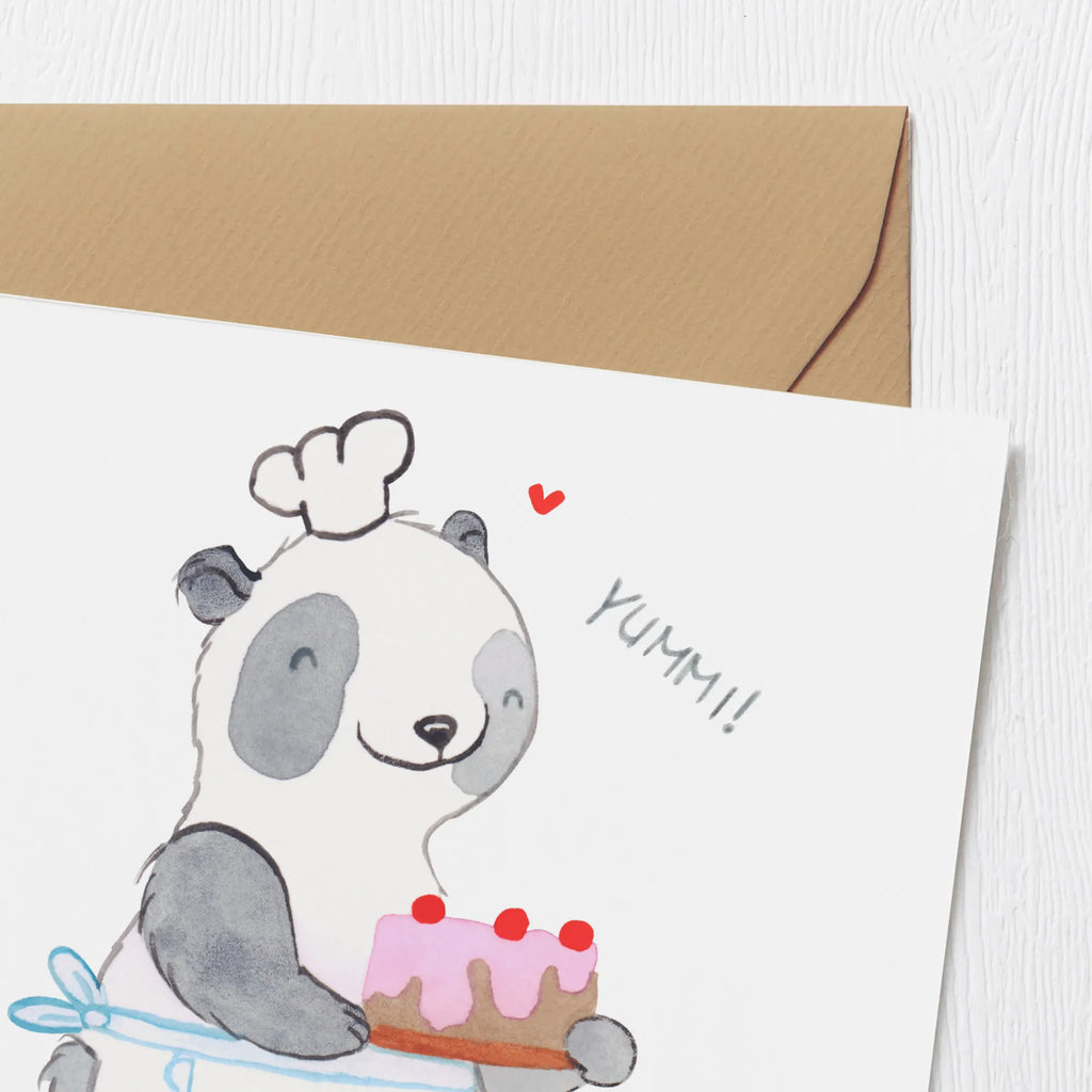 Deluxe Karte Bär Kochen Hochwertige Grußkarte, Klappkarte, Hochzeitskarte, Grußkarte, Karte, Hochwertige Klappkarte, Glückwunschkarte, Geburtstagskarte, Einladungskarte, Geschenk, Sport, Sportart, Hobby, Schenken, Danke, Dankeschön, Auszeichnung, Gewinn, Sportler, Hobbykoch, Kochen, Hobbyköchin