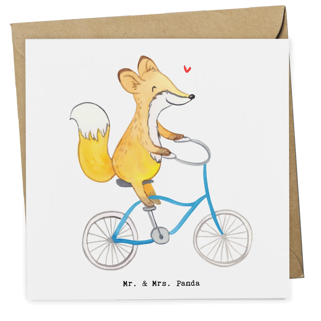 Deluxe Karte Fuchs Fahrrad fahren Hochzeitskarte, Grußkarte, Einladungskarte, Hochwertige Klappkarte, Karte, Glückwunschkarte, Klappkarte, Geburtstagskarte, Hochwertige Grußkarte, Geschenk, Sport, Sportart, Hobby, Schenken, Danke, Dankeschön, Auszeichnung, Gewinn, Sportler, Radeln, Radsport, Trekking, Mountainbiking, Fahrrad fahren