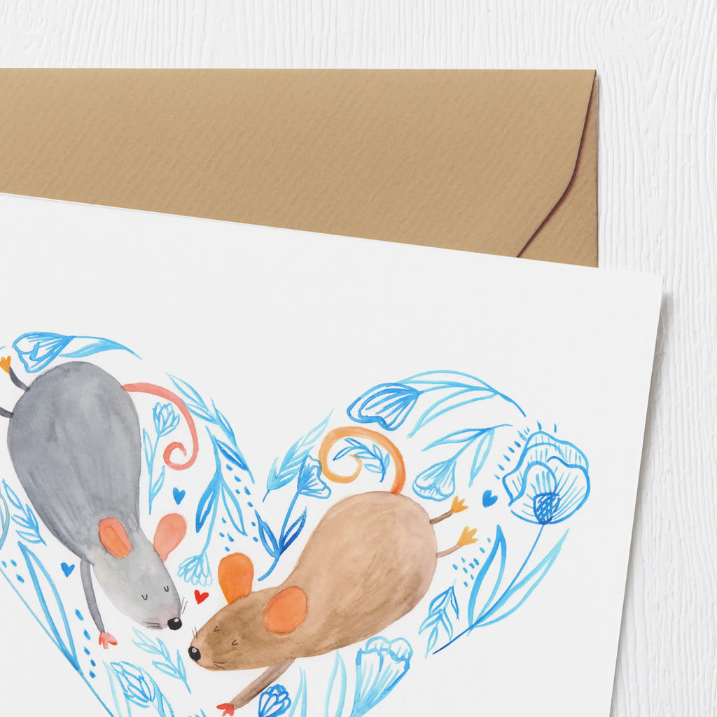 Deluxe Card Marriage mice heart Klappkarte, Karte, Geburtstagskarte, Hochwertige Grußkarte, Hochzeitskarte, Einladungskarte, Hochwertige Klappkarte, Glückwunschkarte, Grußkarte, Hochzeit, Hochzeitsgeschenk, Ehe, Hochzeitsfeier, Trauung, Trauungsgeschenk, Verlobungsfeier, Verlobungsgeschenk, Hochzeitsgeschenkideen, Hochzeitsgeschenke für Brautpaar, Paargeschenk, Freundin, Paar, Mäuse, Freund, Liebe, Maus