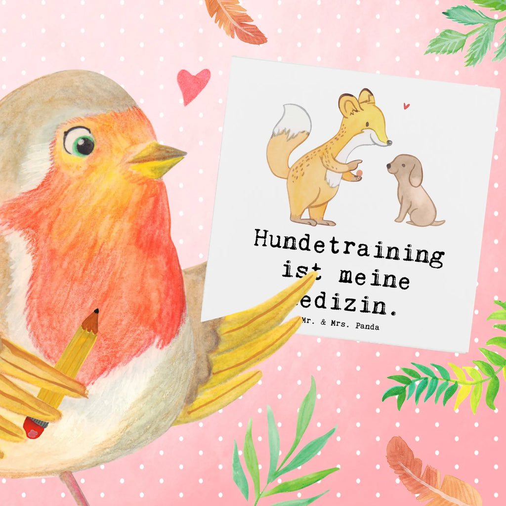 Deluxe Karte Fuchs Hundetraining Glückwunschkarte, anlasskarte, doppelkarte, Klappkarte, Grußkarte, faltkarte, Geschenk, Danke, Auszeichnung, Hobby, Schenken, Sportler, Gewinn, Sportart, Sport, Dankeschön, Hundeprüfung, Hundeschule, Hundeerziehung, Hundetraining, Welpenschule