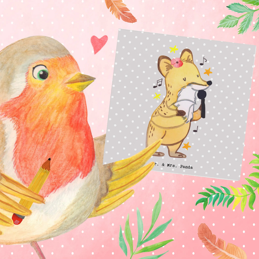 Deluxe Card Singer heart Klappkarte, Hochwertige Klappkarte, Hochzeitskarte, Einladungskarte, Grußkarte, Karte, Geburtstagskarte, Hochwertige Grußkarte, Glückwunschkarte, Beruf, Ausbildung, Jubiläum, Abschied, Rente, Kollege, Kollegin, Geschenk, Schenken, Arbeitskollege, Mitarbeiter, Firma, Danke, Dankeschön