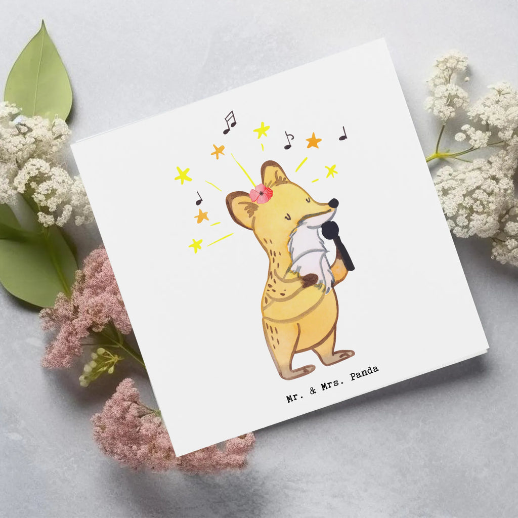 Deluxe Card Singer heart Klappkarte, Hochwertige Klappkarte, Hochzeitskarte, Einladungskarte, Grußkarte, Karte, Geburtstagskarte, Hochwertige Grußkarte, Glückwunschkarte, Beruf, Ausbildung, Jubiläum, Abschied, Rente, Kollege, Kollegin, Geschenk, Schenken, Arbeitskollege, Mitarbeiter, Firma, Danke, Dankeschön