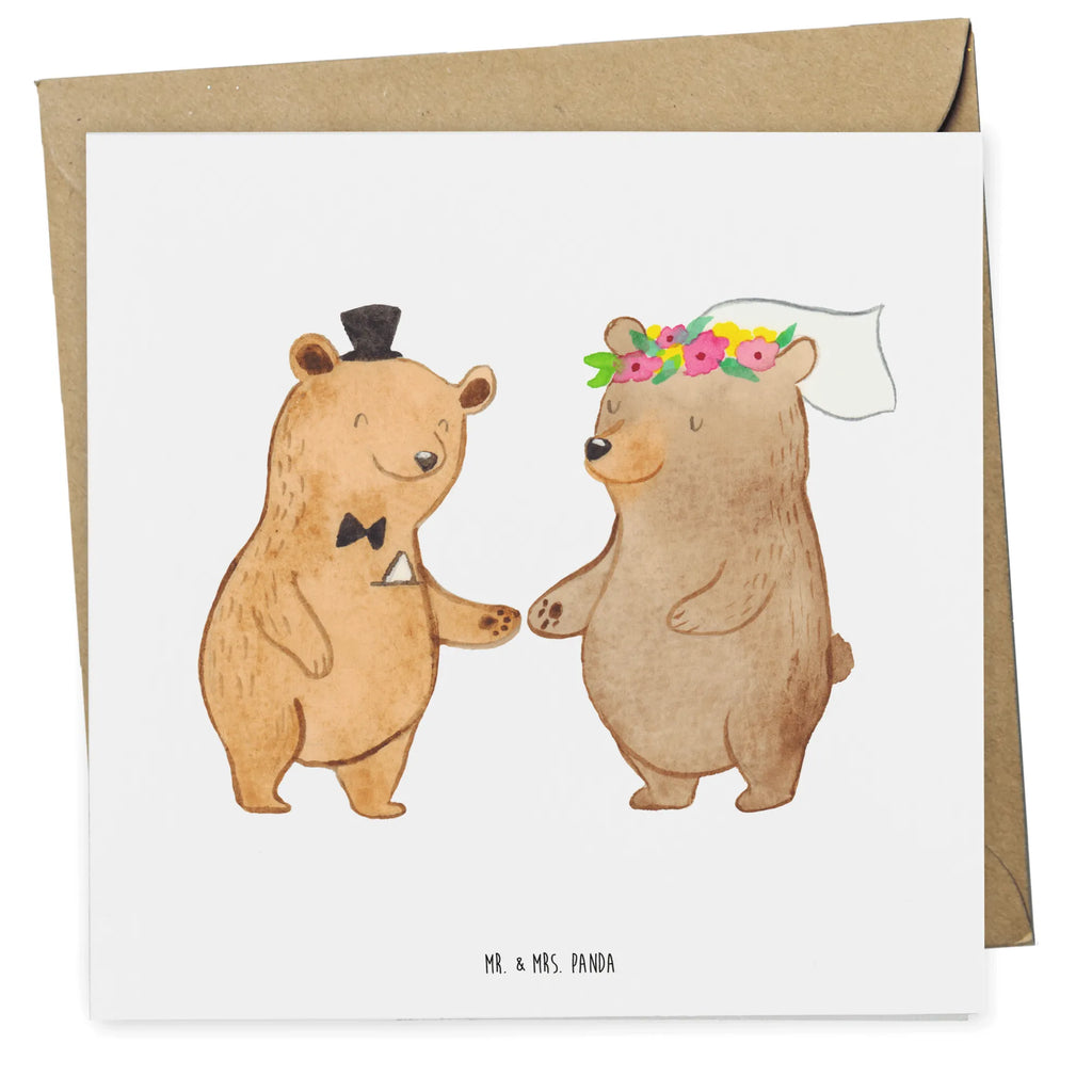 Deluxe Karte Bären Heirat Glückwunschkarte, Geburtstagskarte, Grußkarte, Hochwertige Grußkarte, Hochzeitskarte, Klappkarte, Karte, Einladungskarte, Hochwertige Klappkarte, Hochzeit, Hochzeitsgeschenk, Ehe, Hochzeitsfeier, Trauung, Trauungsgeschenk, Verlobungsfeier, Verlobungsgeschenk, Hochzeitsgeschenkideen, Hochzeitsgeschenke für Brautpaar, Hochzeitstag, Geschenk zur Hochzeit