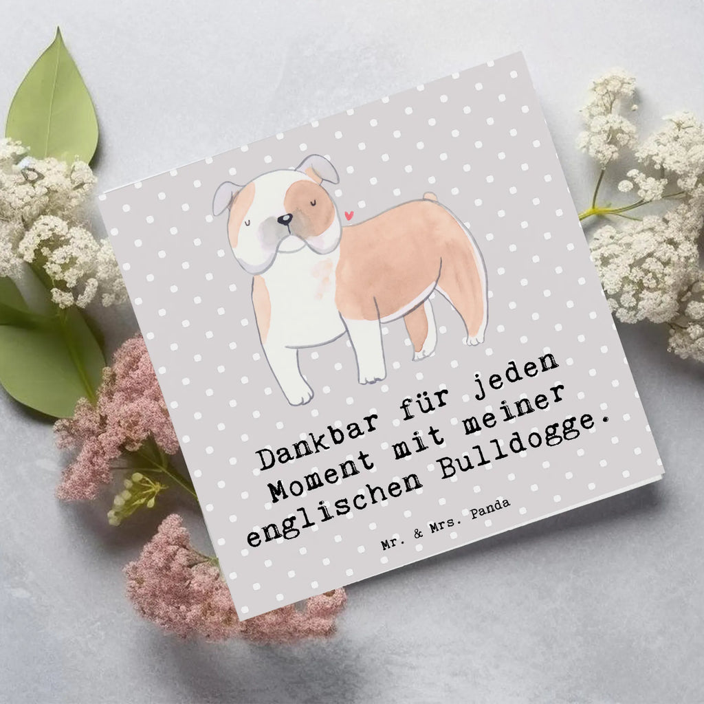 Deluxe Karte Englische Bulldogge Moment Grußkarte, Glückwunschkarte, Hochwertige Klappkarte, Karte, Klappkarte, Einladungskarte, Hochwertige Grußkarte, Hochzeitskarte, Geburtstagskarte, Hund, Hunderasse, Rassehund, Hundebesitzer, Geschenk, Tierfreund, Schenken, Welpe, Englische Bulldogge