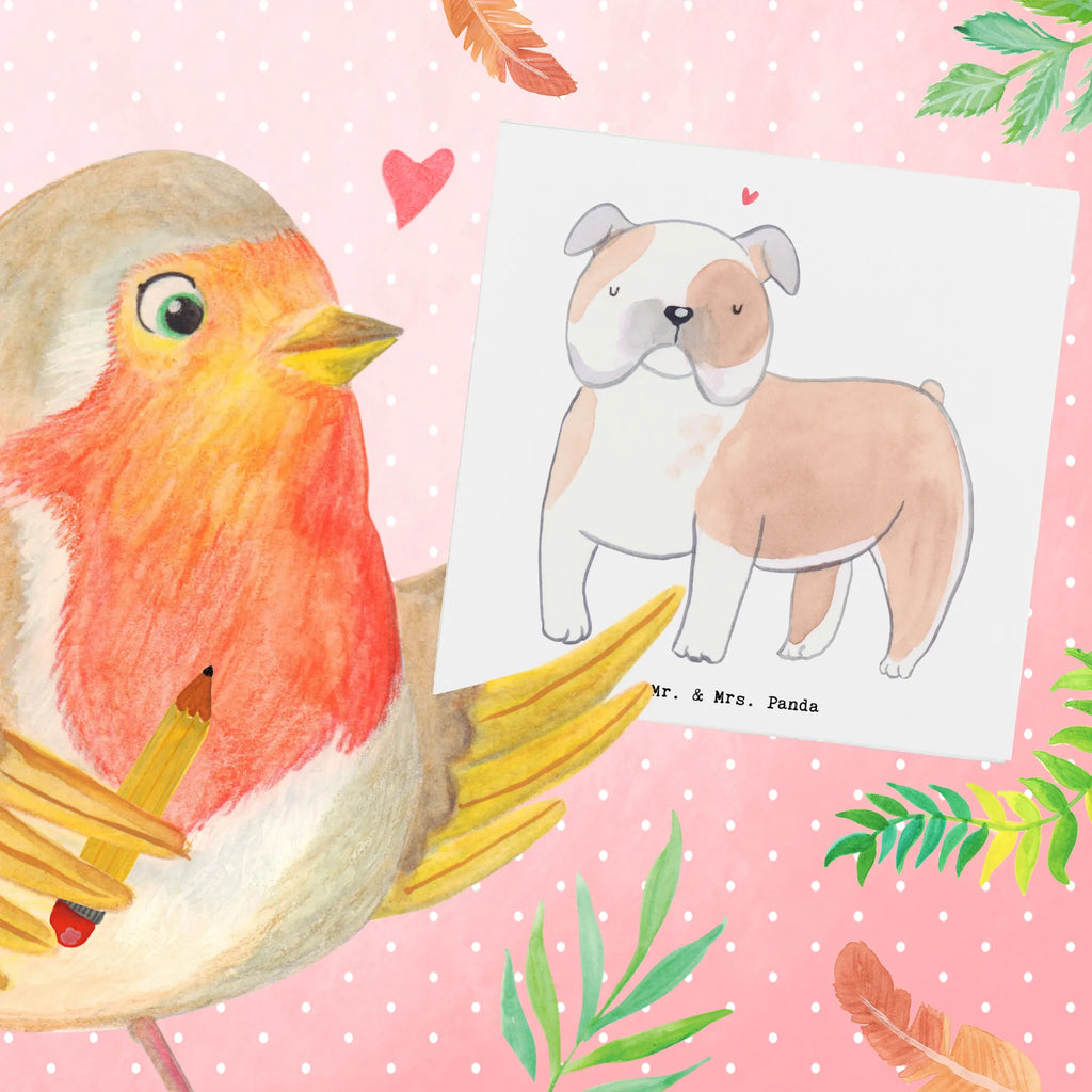 Deluxe Karte Englische Bulldogge Moment Grußkarte, Glückwunschkarte, Hochwertige Klappkarte, Karte, Klappkarte, Einladungskarte, Hochwertige Grußkarte, Hochzeitskarte, Geburtstagskarte, Hund, Hunderasse, Rassehund, Hundebesitzer, Geschenk, Tierfreund, Schenken, Welpe, Englische Bulldogge