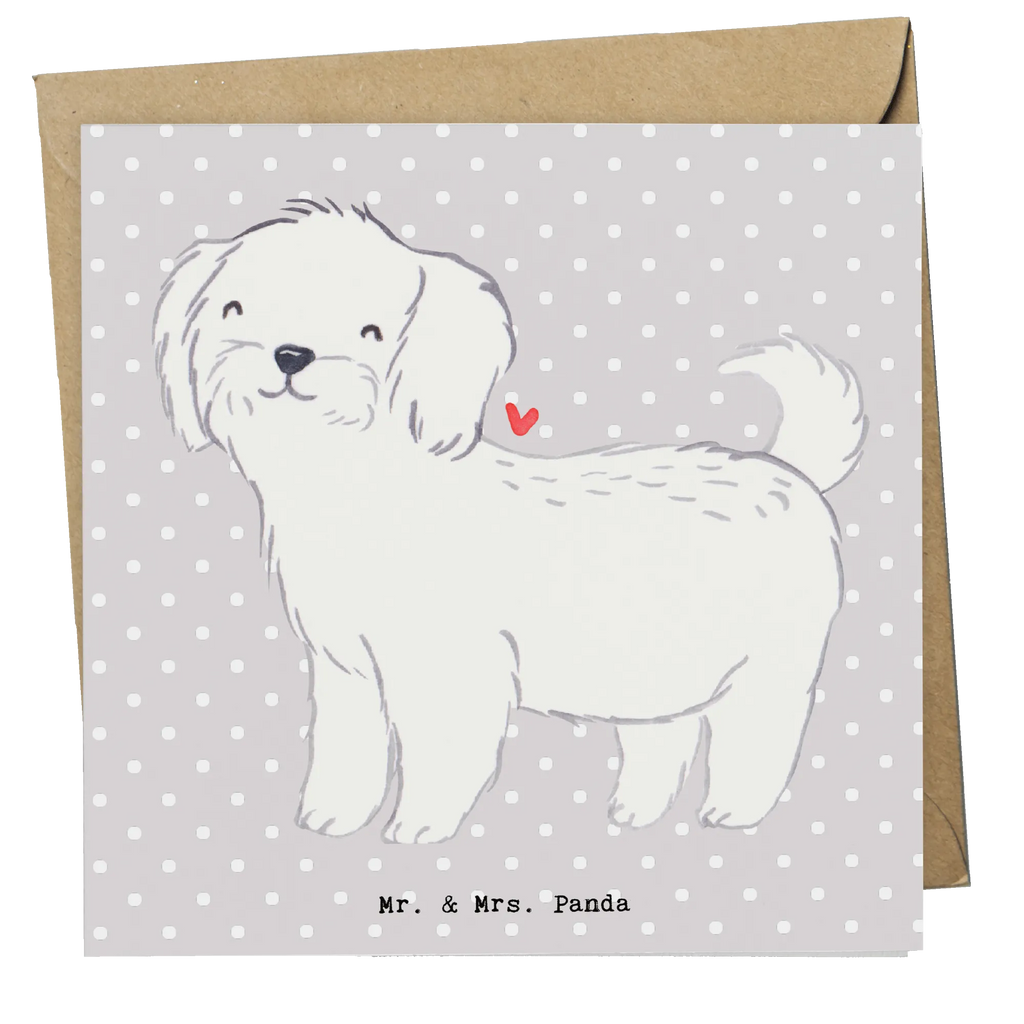 Deluxe Card Maltese Lifesaver Hochwertige Grußkarte, Karte, Hochzeitskarte, Geburtstagskarte, Klappkarte, Glückwunschkarte, Einladungskarte, Hochwertige Klappkarte, Grußkarte, Hund, Hunderasse, Rassehund, Hundebesitzer, Geschenk, Tierfreund, Schenken, Welpe, Malteser