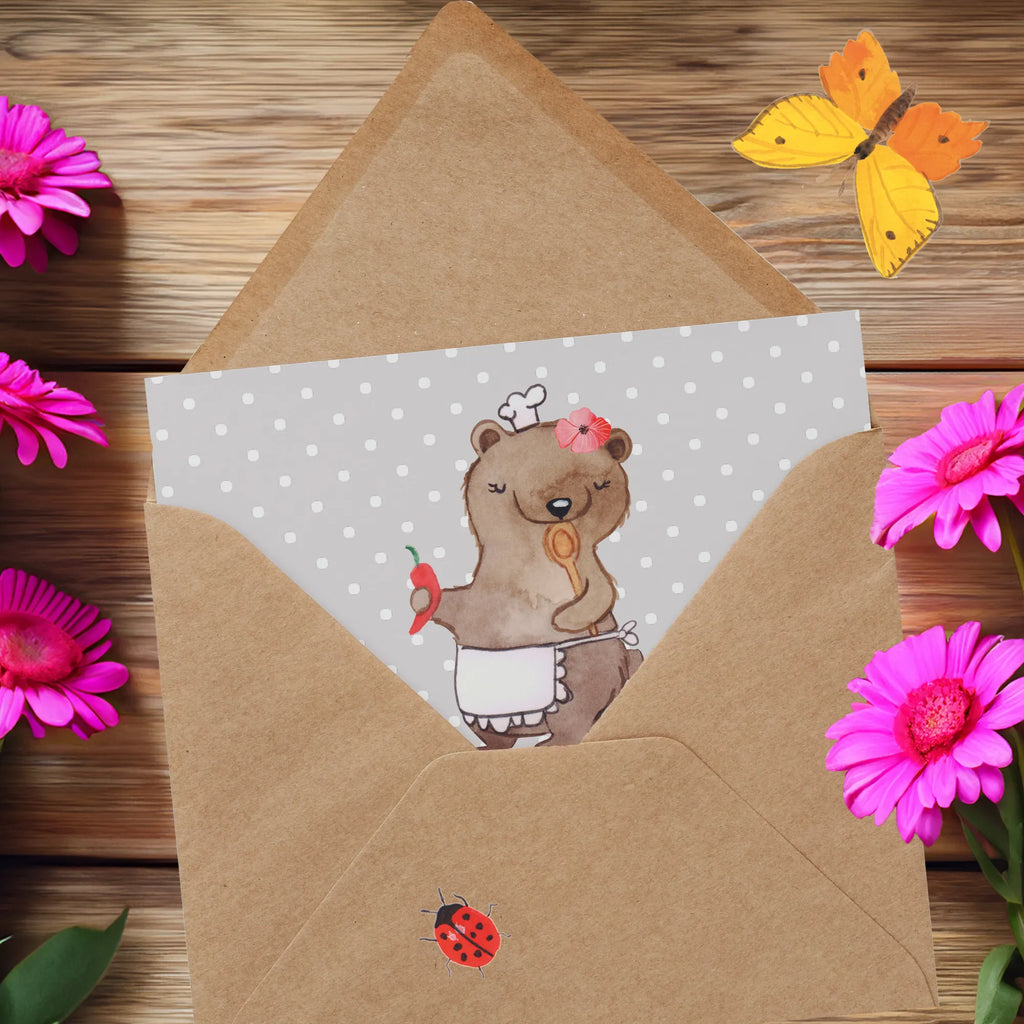 Deluxe Karte Köchin Leidenschaft Karte, Glückwunschkarte, Grußkarte, Geburtstagskarte, Hochwertige Klappkarte, Einladungskarte, Hochzeitskarte, Klappkarte, Hochwertige Grußkarte, Beruf, Ausbildung, Jubiläum, Abschied, Rente, Kollege, Kollegin, Geschenk, Schenken, Arbeitskollege, Mitarbeiter, Firma, Danke, Dankeschön, Chefköchin, Köchin, Küchenmeisterin, Sterneköchin, Schiffsköchin, Fernsehköchin, Küchenchefin, Restaurant