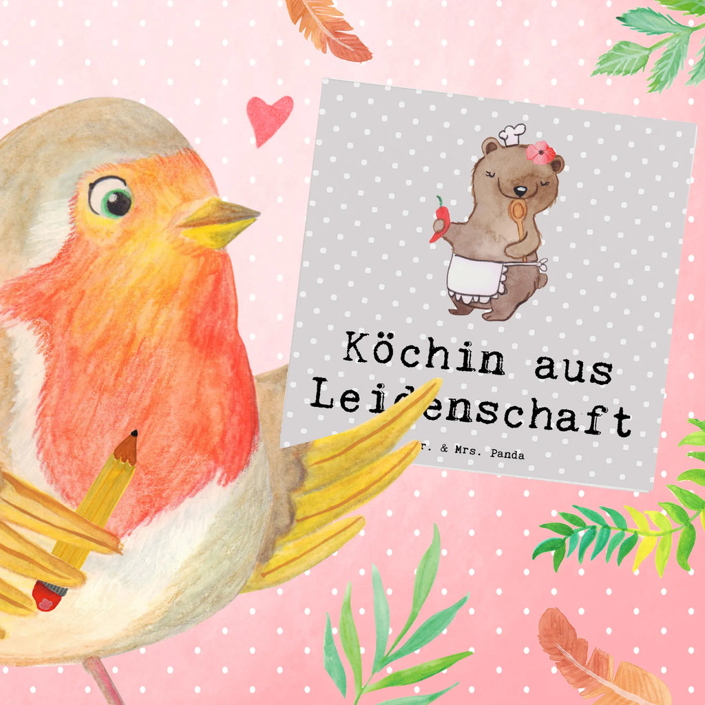 Deluxe Karte Köchin Leidenschaft Karte, Glückwunschkarte, Grußkarte, Geburtstagskarte, Hochwertige Klappkarte, Einladungskarte, Hochzeitskarte, Klappkarte, Hochwertige Grußkarte, Beruf, Ausbildung, Jubiläum, Abschied, Rente, Kollege, Kollegin, Geschenk, Schenken, Arbeitskollege, Mitarbeiter, Firma, Danke, Dankeschön, Chefköchin, Köchin, Küchenmeisterin, Sterneköchin, Schiffsköchin, Fernsehköchin, Küchenchefin, Restaurant