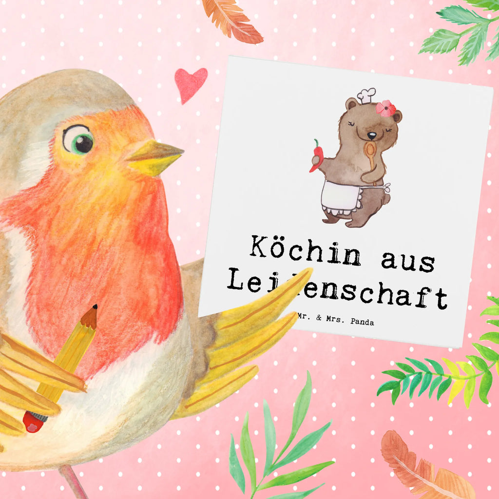 Deluxe Karte Köchin Leidenschaft Karte, Glückwunschkarte, Grußkarte, Geburtstagskarte, Hochwertige Klappkarte, Einladungskarte, Hochzeitskarte, Klappkarte, Hochwertige Grußkarte, Beruf, Ausbildung, Jubiläum, Abschied, Rente, Kollege, Kollegin, Geschenk, Schenken, Arbeitskollege, Mitarbeiter, Firma, Danke, Dankeschön, Chefköchin, Köchin, Küchenmeisterin, Sterneköchin, Schiffsköchin, Fernsehköchin, Küchenchefin, Restaurant