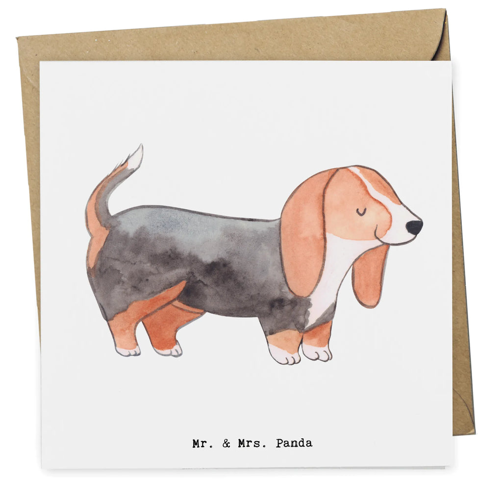 Deluxe Card Basset Hound Moment Grußkarte, Geburtstagskarte, Hochwertige Klappkarte, Hochwertige Grußkarte, Karte, Einladungskarte, Glückwunschkarte, Klappkarte, Hochzeitskarte, Hund, Hunderasse, Rassehund, Hundebesitzer, Geschenk, Tierfreund, Schenken, Welpe, Basset Hound, Basset