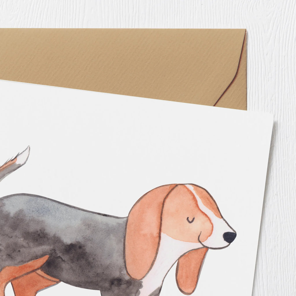 Deluxe Card Basset Hound Moment Grußkarte, Geburtstagskarte, Hochwertige Klappkarte, Hochwertige Grußkarte, Karte, Einladungskarte, Glückwunschkarte, Klappkarte, Hochzeitskarte, Hund, Hunderasse, Rassehund, Hundebesitzer, Geschenk, Tierfreund, Schenken, Welpe, Basset Hound, Basset