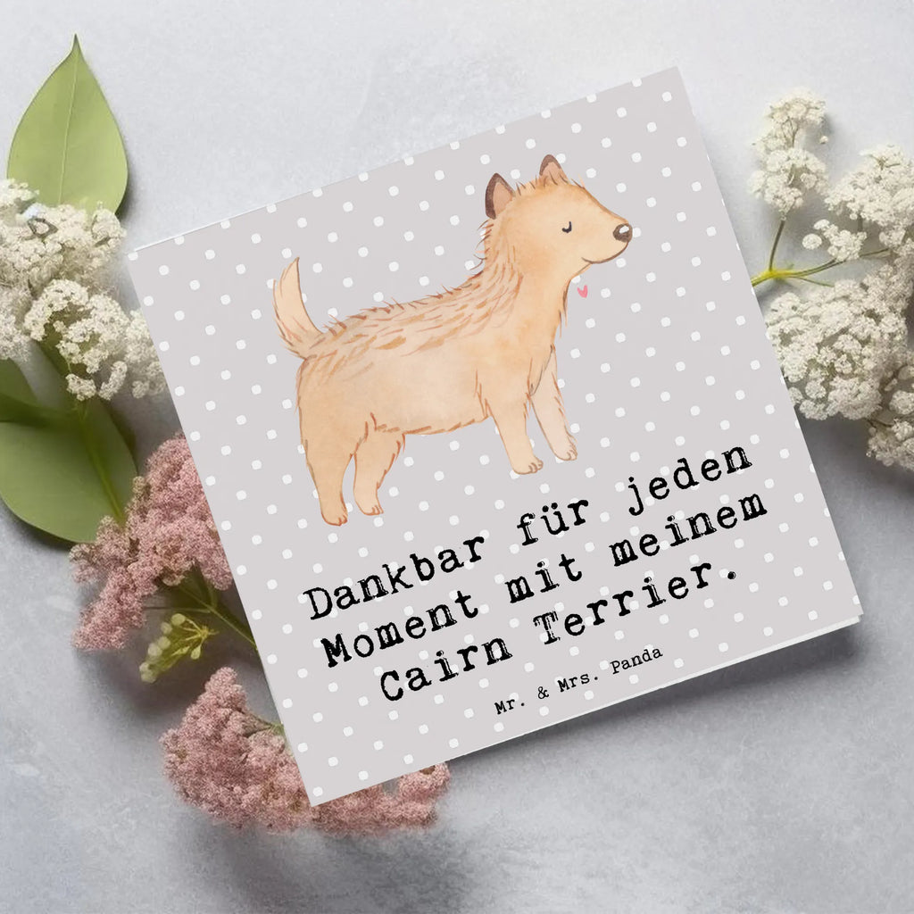 Deluxe Card Cairn Terrier Moment Geburtstagskarte, Hochzeitskarte, Karte, Klappkarte, Hochwertige Grußkarte, Einladungskarte, Grußkarte, Hochwertige Klappkarte, Glückwunschkarte, Hund, Hunderasse, Rassehund, Hundebesitzer, Geschenk, Tierfreund, Schenken, Welpe, Cairn Terrier