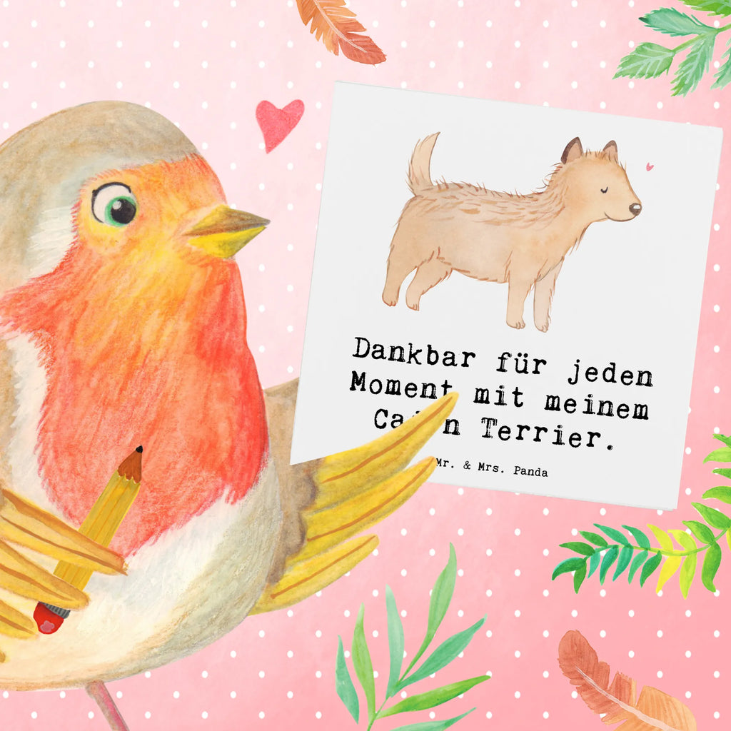 Deluxe Card Cairn Terrier Moment Geburtstagskarte, Hochzeitskarte, Karte, Klappkarte, Hochwertige Grußkarte, Einladungskarte, Grußkarte, Hochwertige Klappkarte, Glückwunschkarte, Hund, Hunderasse, Rassehund, Hundebesitzer, Geschenk, Tierfreund, Schenken, Welpe, Cairn Terrier