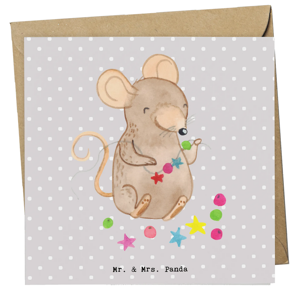 Deluxe Karte Maus Schmuck selber machen Glückwunschkarte, Hochzeitskarte, Einladungskarte, Karte, Hochwertige Grußkarte, Geburtstagskarte, Grußkarte, Hochwertige Klappkarte, Klappkarte, Geschenk, Sport, Sportart, Hobby, Schenken, Danke, Dankeschön, Auszeichnung, Gewinn, Sportler, Schmuck basteln, DIY, Schmuck selber machen