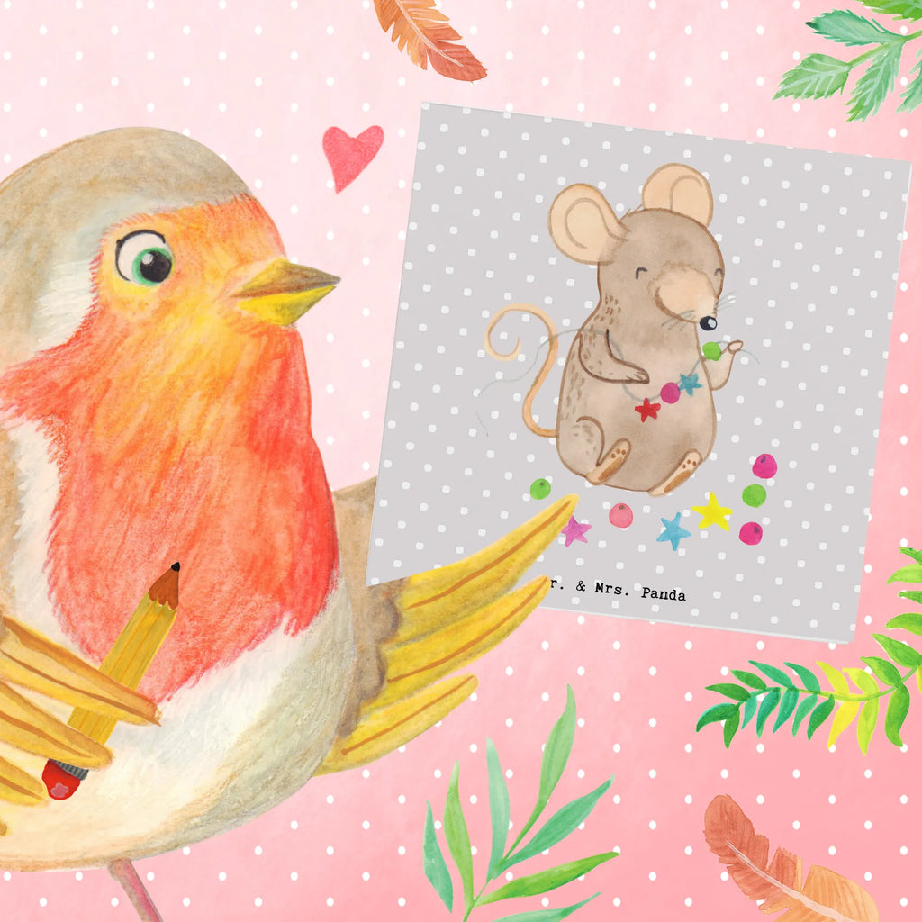 Deluxe Karte Maus Schmuck selber machen Glückwunschkarte, Hochzeitskarte, Einladungskarte, Karte, Hochwertige Grußkarte, Geburtstagskarte, Grußkarte, Hochwertige Klappkarte, Klappkarte, Geschenk, Sport, Sportart, Hobby, Schenken, Danke, Dankeschön, Auszeichnung, Gewinn, Sportler, Schmuck basteln, DIY, Schmuck selber machen