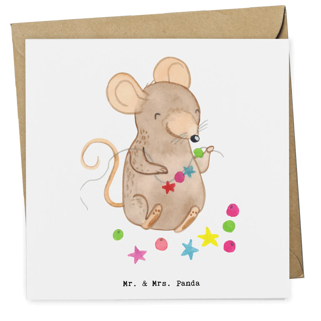 Deluxe Karte Maus Schmuck selber machen Glückwunschkarte, Hochzeitskarte, Einladungskarte, Karte, Hochwertige Grußkarte, Geburtstagskarte, Grußkarte, Hochwertige Klappkarte, Klappkarte, Geschenk, Sport, Sportart, Hobby, Schenken, Danke, Dankeschön, Auszeichnung, Gewinn, Sportler, Schmuck basteln, DIY, Schmuck selber machen