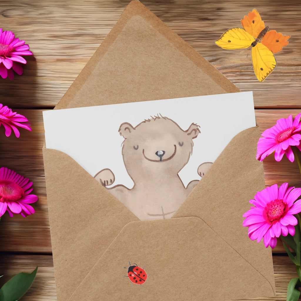 Deluxe Card bear body building Hochwertige Klappkarte, Hochwertige Grußkarte, Glückwunschkarte, Klappkarte, Einladungskarte, Geburtstagskarte, Karte, Hochzeitskarte, Grußkarte, Geschenk, Sport, Sportart, Hobby, Schenken, Danke, Dankeschön, Auszeichnung, Gewinn, Sportler, Muskelmasse, Leistungssport, Körpergestaltung, Bodybuilding