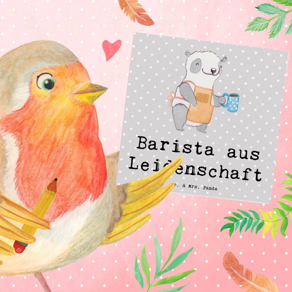 Deluxe Card Barista Passion Grußkarte, Karte, Hochwertige Grußkarte, Einladungskarte, Geburtstagskarte, Klappkarte, Hochzeitskarte, Glückwunschkarte, Hochwertige Klappkarte, Beruf, Ausbildung, Jubiläum, Abschied, Rente, Kollege, Kollegin, Geschenk, Schenken, Arbeitskollege, Mitarbeiter, Firma, Danke, Dankeschön, Barista, Kaffee, Eröffnung Cafe