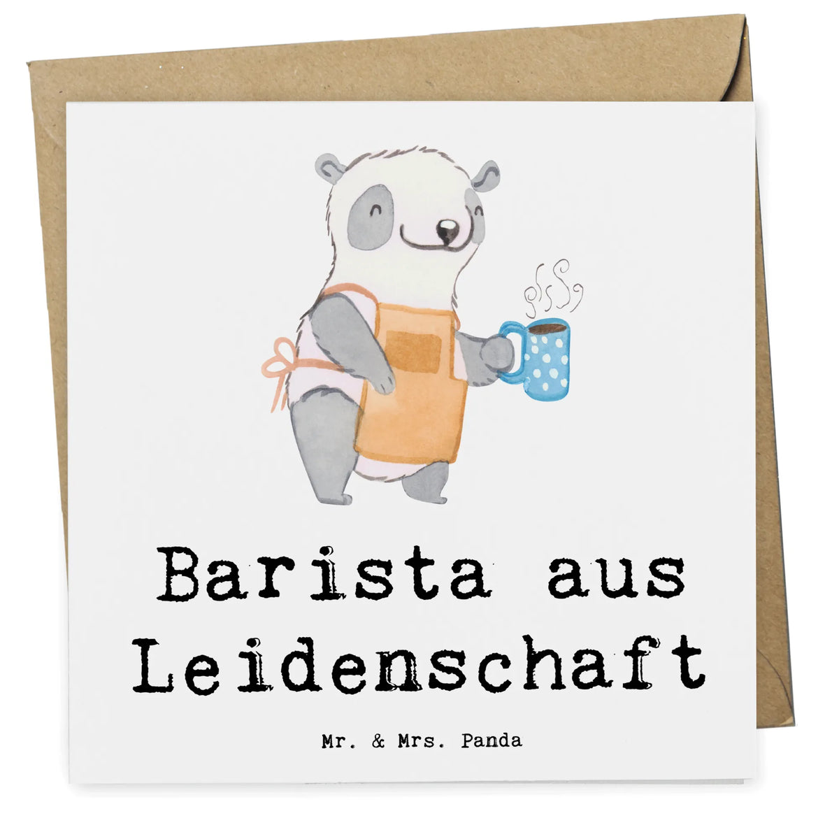 Deluxe Card Barista Passion gift, sayings, gift idea, best, farewell gift, passing exam, anniversary, retirement, promotion, job start, profession