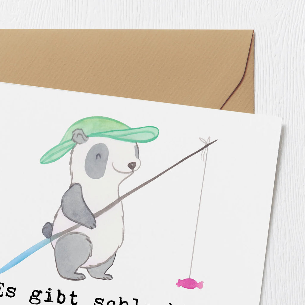 Deluxe Karte Panda Angeln Karte, Grußkarte, Klappkarte, Einladungskarte, Hochzeitskarte, Hochwertige Grußkarte, Glückwunschkarte, Hochwertige Klappkarte, Geburtstagskarte, Geschenk, Sport, Sportart, Hobby, Schenken, Danke, Dankeschön, Auszeichnung, Gewinn, Sportler, angeln, Angelverein, Angelsport, Hobbyangler, angeln gehen, Angler