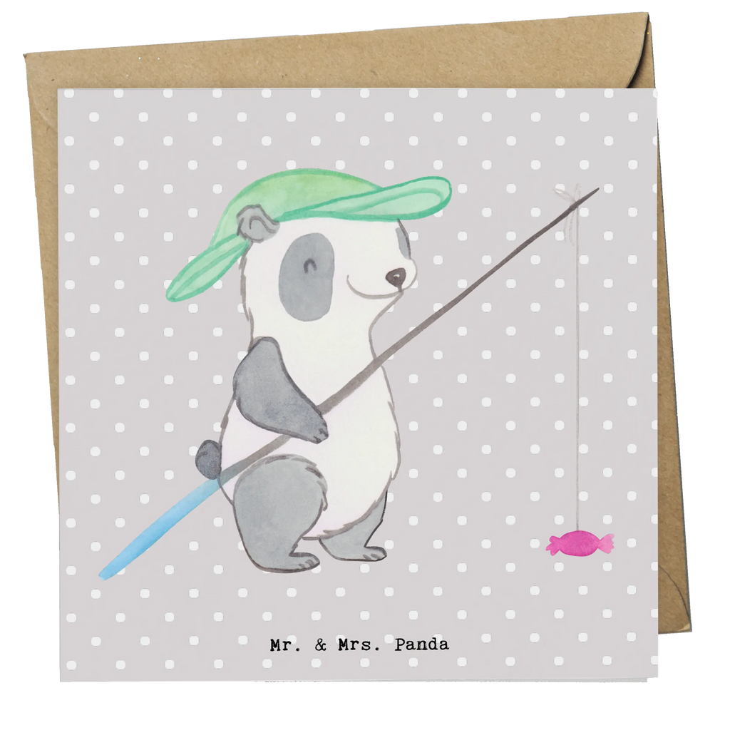 Deluxe Karte Panda Angeln Karte, Grußkarte, Klappkarte, Einladungskarte, Hochzeitskarte, Hochwertige Grußkarte, Glückwunschkarte, Hochwertige Klappkarte, Geburtstagskarte, Geschenk, Sport, Sportart, Hobby, Schenken, Danke, Dankeschön, Auszeichnung, Gewinn, Sportler, angeln, Angelverein, Angelsport, Hobbyangler, angeln gehen, Angler