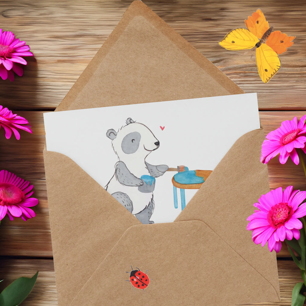 Deluxe Card panda restore furniture Glückwunschkarte, Hochwertige Grußkarte, Klappkarte, Karte, Hochzeitskarte, Geburtstagskarte, Grußkarte, Einladungskarte, Hochwertige Klappkarte, Geschenk, Sport, Sportart, Hobby, Schenken, Danke, Dankeschön, Auszeichnung, Gewinn, Sportler, Handwerk, Möbel restaurieren, antike Möbel restaurieren, Restaurator