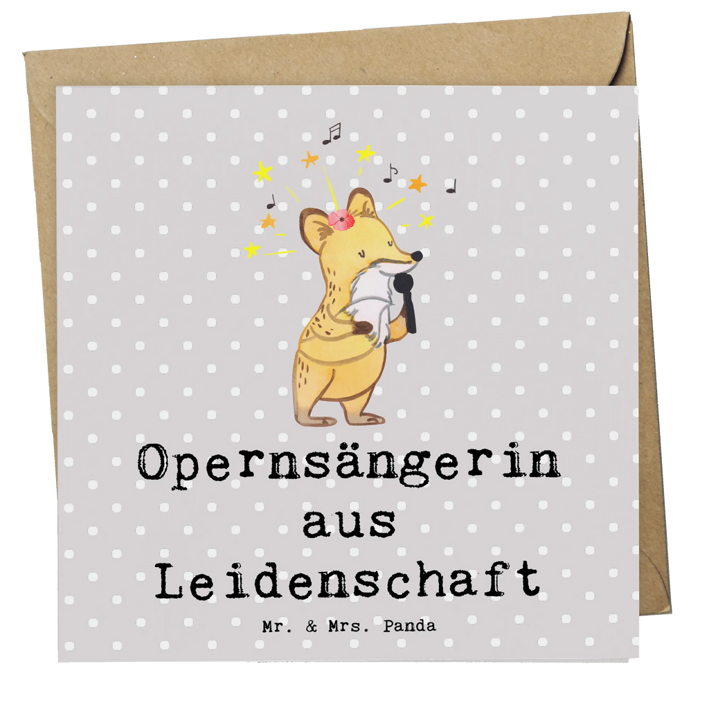 Deluxe Karte Opernsängerin Leidenschaft Grußkarte, Klappkarte, Glückwunschkarte, faltkarte, doppelkarte, anlasskarte, Jubiläum, Beruf, Danke, Abschied, Geschenk, Kollegin, Arbeitskollege, Mitarbeiter, Firma, Rente, Kollege, Ausbildung, Schenken, Dankeschön