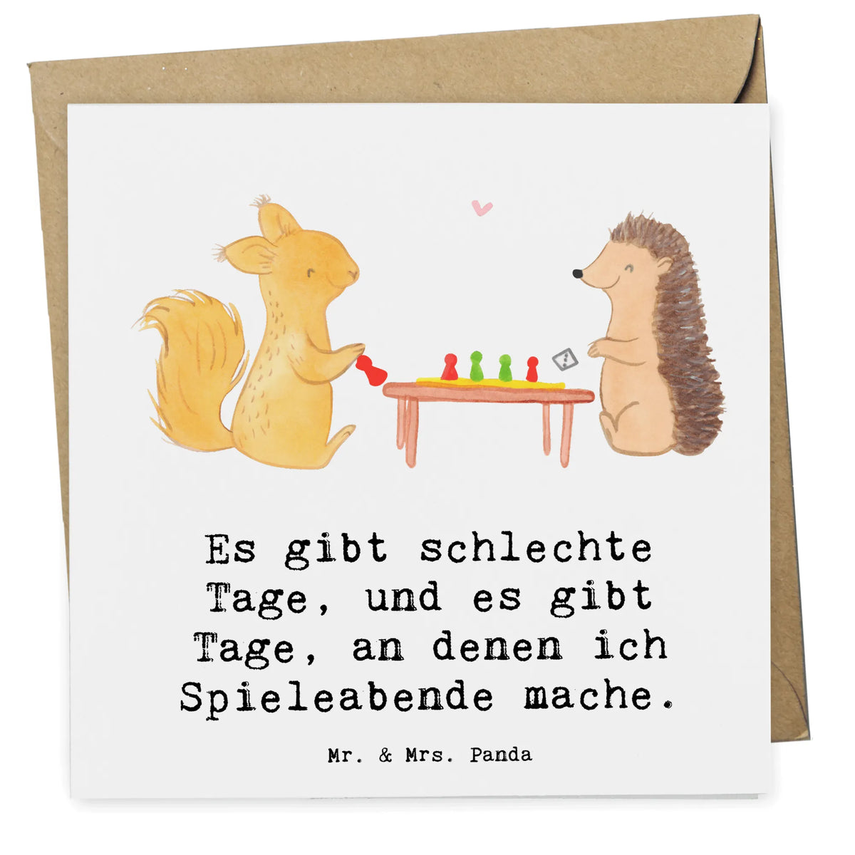Deluxe Karte Eichhörnchen Gesellschaftsspiele