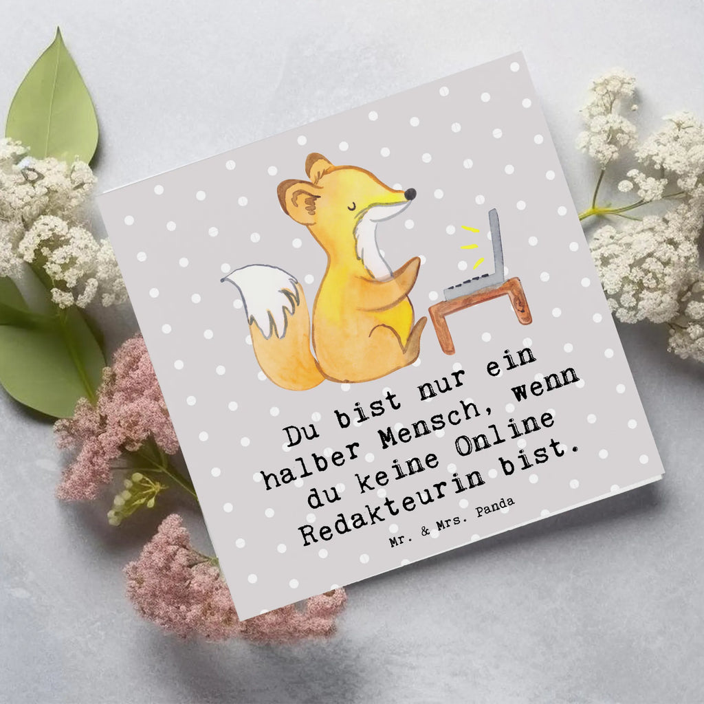 Deluxe Karte Online Redakteurin Herz Karte, Hochwertige Grußkarte, Einladungskarte, Glückwunschkarte, Hochzeitskarte, Grußkarte, Hochwertige Klappkarte, Geburtstagskarte, Klappkarte, Beruf, Ausbildung, Jubiläum, Abschied, Rente, Kollege, Kollegin, Geschenk, Schenken, Arbeitskollege, Mitarbeiter, Firma, Danke, Dankeschön