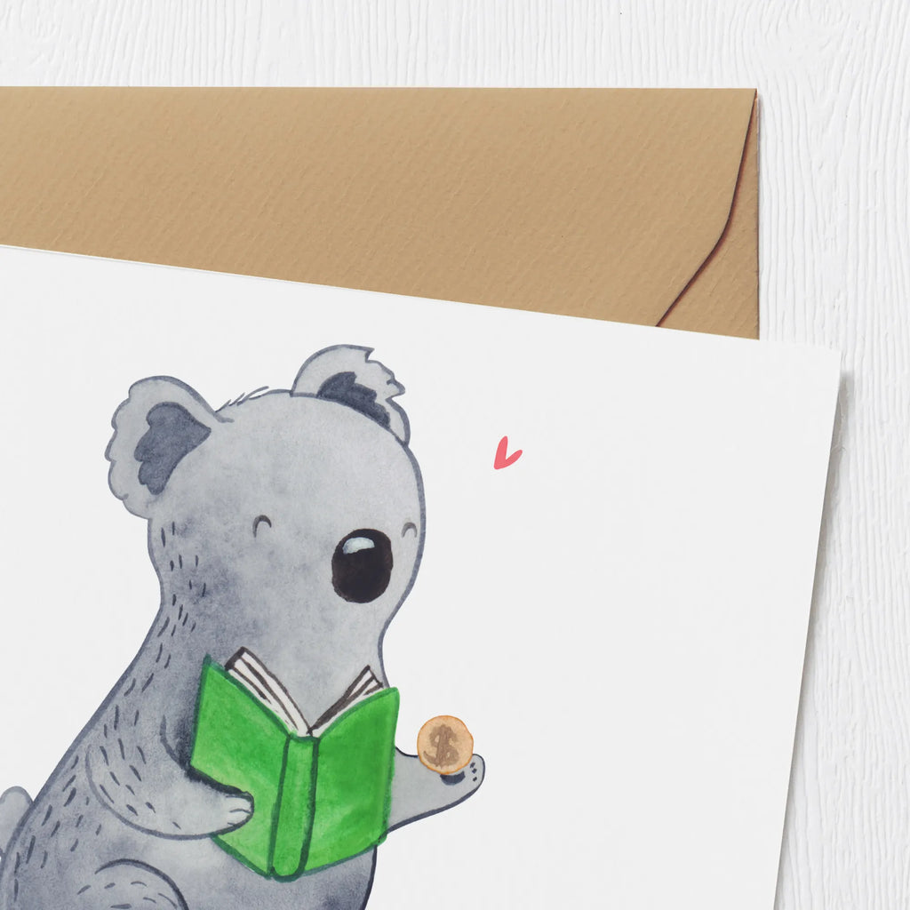 Deluxe Karte Koala Münzen sammeln Klappkarte, Glückwunschkarte, doppelkarte, faltkarte, Grußkarte, Schenken, Geschenk, Sport, Sportart, Hobby, Danke, Dankeschön, Auszeichnung, Gewinn, Sportler, Numismatik, Münzen Sammeln, Münzen aus Aller Welt