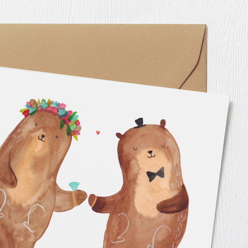 Deluxe Karte Hochzeit Otter Hochzeitskarte, Karte, Glückwunschkarte, Klappkarte, Hochwertige Grußkarte, Grußkarte, Hochwertige Klappkarte, Einladungskarte, Geburtstagskarte, Hochzeit, Hochzeitsgeschenk, Ehe, Hochzeitsfeier, Trauung, Trauungsgeschenk, Verlobungsfeier, Verlobungsgeschenk, Hochzeitsgeschenkideen, Hochzeitsgeschenke für Brautpaar, Geschenk zur Hochzeit, Hochzeitstag