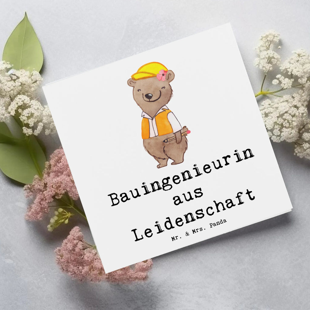 Deluxe Karte Bauingenieurin Leidenschaft Einladungskarte, Geburtstagskarte, Glückwunschkarte, Karte, Grußkarte, Hochwertige Klappkarte, Hochzeitskarte, Hochwertige Grußkarte, Klappkarte, Beruf, Ausbildung, Jubiläum, Abschied, Rente, Kollege, Kollegin, Geschenk, Schenken, Arbeitskollege, Mitarbeiter, Firma, Danke, Dankeschön, Ingeniuerin, Studium, Baustelle, Bauingenieurin, Statikerin