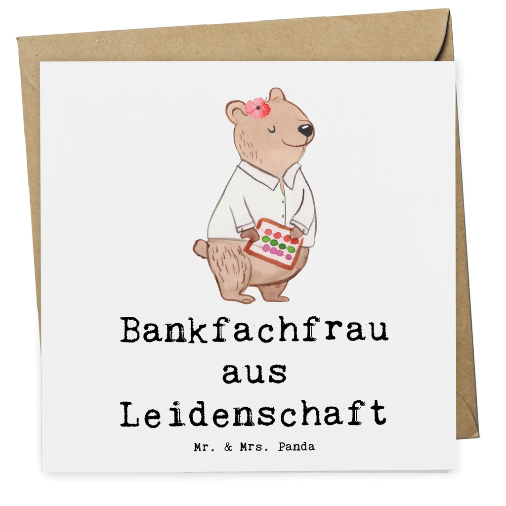Deluxe Karte Bankfachfrau Leidenschaft Einladungskarte, Grußkarte, Hochwertige Klappkarte, Hochwertige Grußkarte, Karte, Glückwunschkarte, Geburtstagskarte, Hochzeitskarte, Klappkarte, Beruf, Ausbildung, Jubiläum, Abschied, Rente, Kollege, Kollegin, Geschenk, Schenken, Arbeitskollege, Mitarbeiter, Firma, Danke, Dankeschön, Bankberaterin, Bankangestellte, Bankfachfrau, Bänkerin