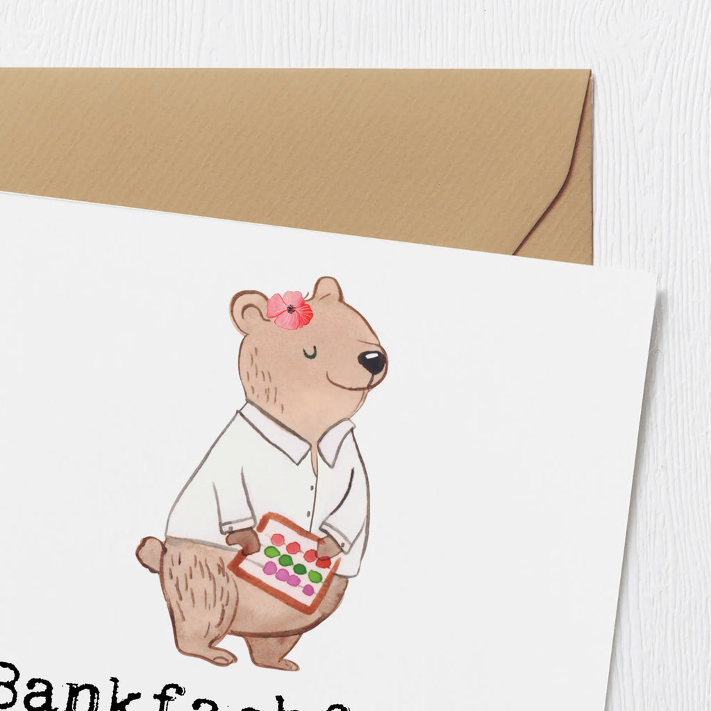 Deluxe Karte Bankfachfrau Leidenschaft Einladungskarte, Grußkarte, Hochwertige Klappkarte, Hochwertige Grußkarte, Karte, Glückwunschkarte, Geburtstagskarte, Hochzeitskarte, Klappkarte, Beruf, Ausbildung, Jubiläum, Abschied, Rente, Kollege, Kollegin, Geschenk, Schenken, Arbeitskollege, Mitarbeiter, Firma, Danke, Dankeschön, Bankberaterin, Bankangestellte, Bankfachfrau, Bänkerin