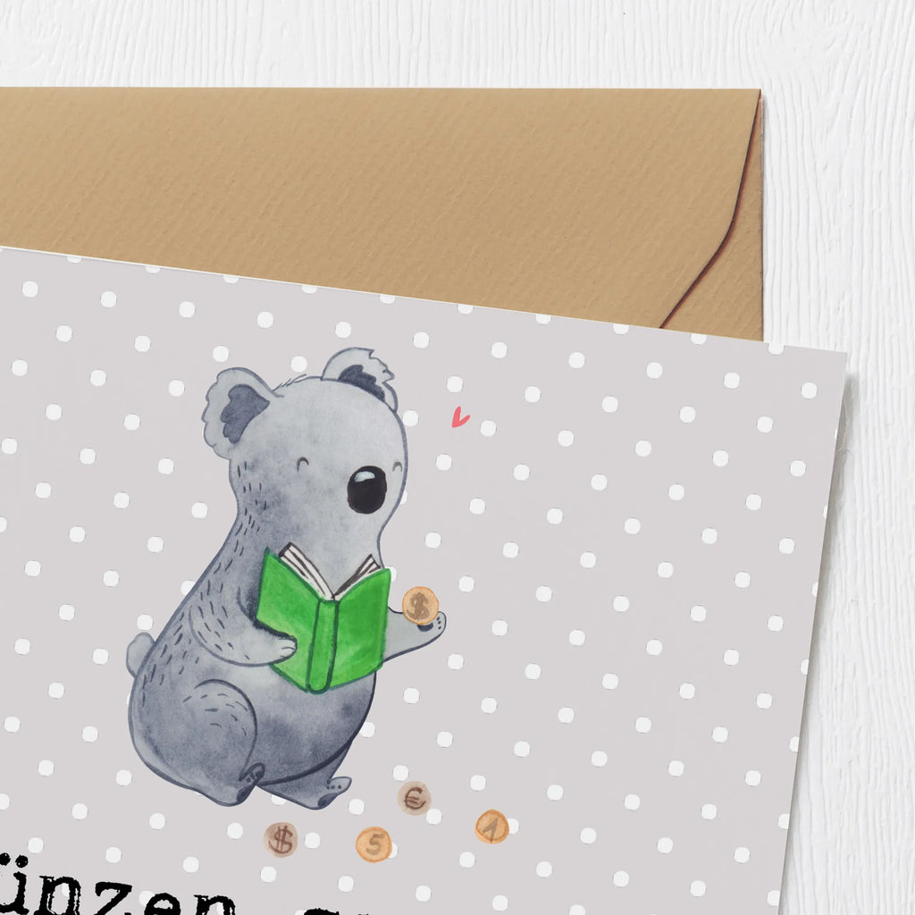 Deluxe Karte Koala Münzen sammeln Klappkarte, Glückwunschkarte, doppelkarte, faltkarte, Grußkarte, Schenken, Geschenk, Sport, Sportart, Hobby, Danke, Dankeschön, Auszeichnung, Gewinn, Sportler, Numismatik, Münzen Sammeln, Münzen aus Aller Welt