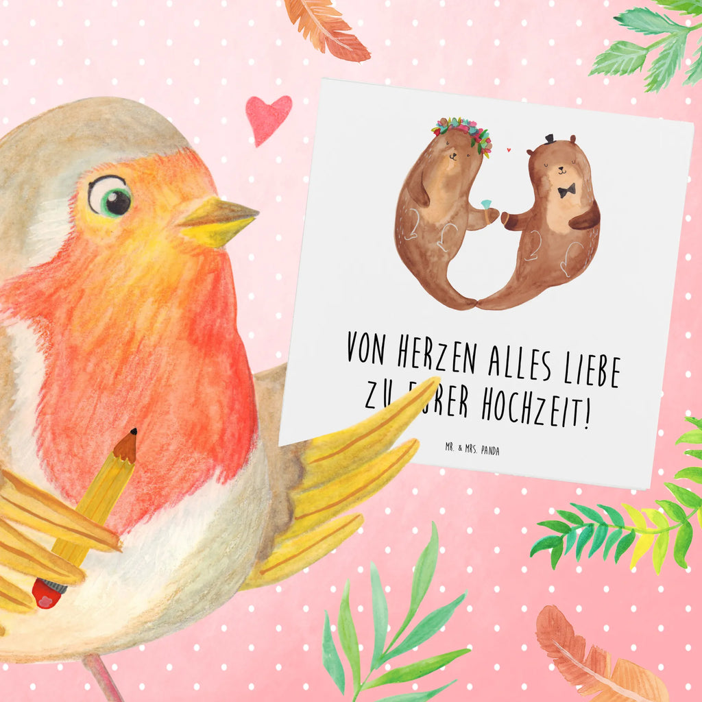 Deluxe Karte Hochzeit Otter Hochzeitskarte, Karte, Glückwunschkarte, Klappkarte, Hochwertige Grußkarte, Grußkarte, Hochwertige Klappkarte, Einladungskarte, Geburtstagskarte, Hochzeit, Hochzeitsgeschenk, Ehe, Hochzeitsfeier, Trauung, Trauungsgeschenk, Verlobungsfeier, Verlobungsgeschenk, Hochzeitsgeschenkideen, Hochzeitsgeschenke für Brautpaar, Geschenk zur Hochzeit, Hochzeitstag