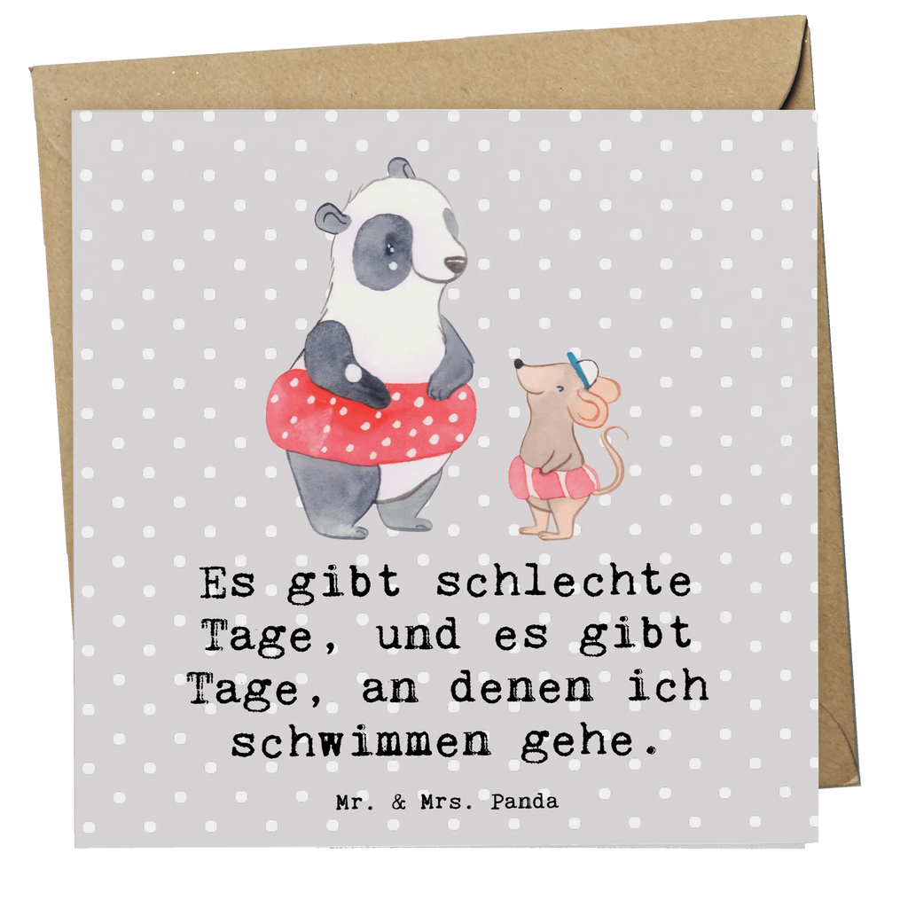 Deluxe Karte Otter Schwimmen Grußkarte, Hochwertige Grußkarte, Karte, Geburtstagskarte, Einladungskarte, Klappkarte, Hochzeitskarte, Glückwunschkarte, Hochwertige Klappkarte, Geschenk, Sport, Sportart, Hobby, Schenken, Danke, Dankeschön, Auszeichnung, Gewinn, Sportler, Schwimmkurs, Wassersport, Schwimmen