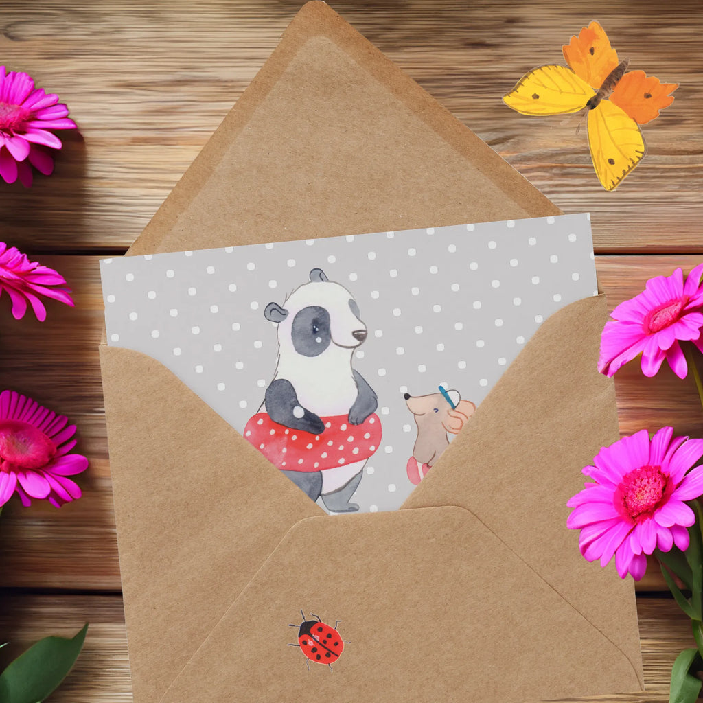 Deluxe Karte Otter Schwimmen Grußkarte, Hochwertige Grußkarte, Karte, Geburtstagskarte, Einladungskarte, Klappkarte, Hochzeitskarte, Glückwunschkarte, Hochwertige Klappkarte, Geschenk, Sport, Sportart, Hobby, Schenken, Danke, Dankeschön, Auszeichnung, Gewinn, Sportler, Schwimmkurs, Wassersport, Schwimmen