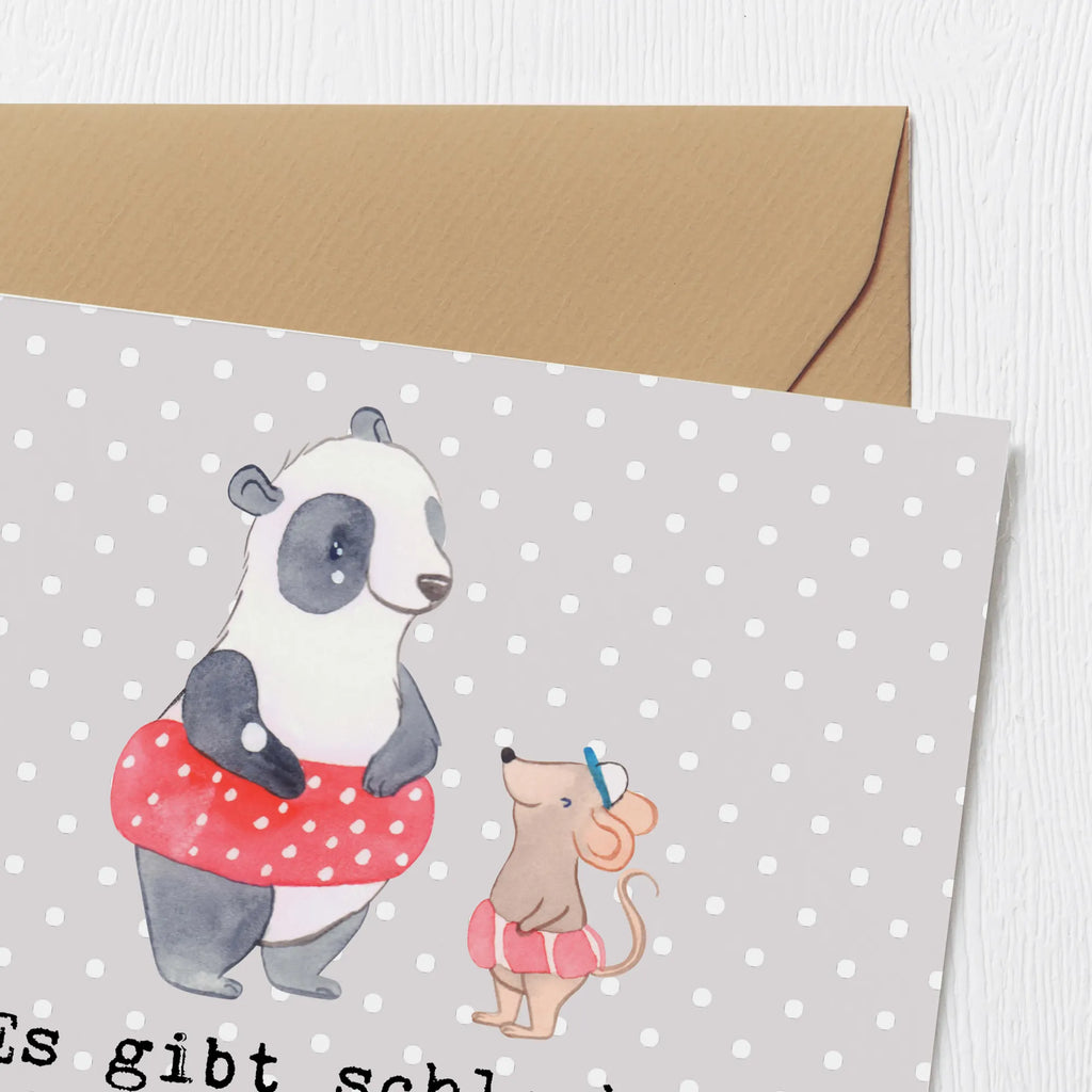 Deluxe Karte Otter Schwimmen Grußkarte, Hochwertige Grußkarte, Karte, Geburtstagskarte, Einladungskarte, Klappkarte, Hochzeitskarte, Glückwunschkarte, Hochwertige Klappkarte, Geschenk, Sport, Sportart, Hobby, Schenken, Danke, Dankeschön, Auszeichnung, Gewinn, Sportler, Schwimmkurs, Wassersport, Schwimmen