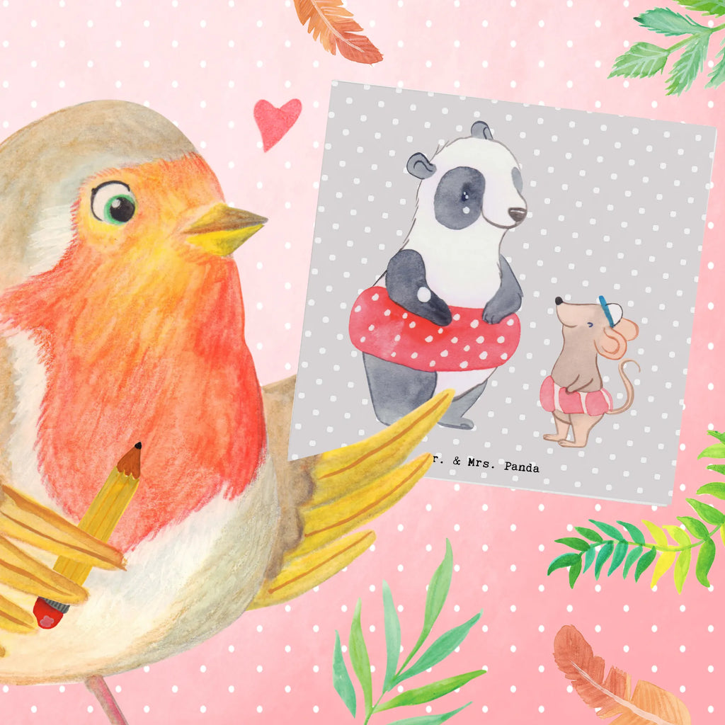 Deluxe Karte Otter Schwimmen Grußkarte, Hochwertige Grußkarte, Karte, Geburtstagskarte, Einladungskarte, Klappkarte, Hochzeitskarte, Glückwunschkarte, Hochwertige Klappkarte, Geschenk, Sport, Sportart, Hobby, Schenken, Danke, Dankeschön, Auszeichnung, Gewinn, Sportler, Schwimmkurs, Wassersport, Schwimmen