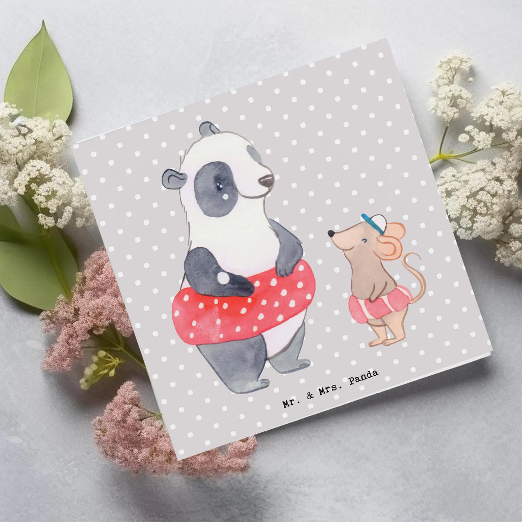 Deluxe Karte Otter Schwimmen Grußkarte, Hochwertige Grußkarte, Karte, Geburtstagskarte, Einladungskarte, Klappkarte, Hochzeitskarte, Glückwunschkarte, Hochwertige Klappkarte, Geschenk, Sport, Sportart, Hobby, Schenken, Danke, Dankeschön, Auszeichnung, Gewinn, Sportler, Schwimmkurs, Wassersport, Schwimmen