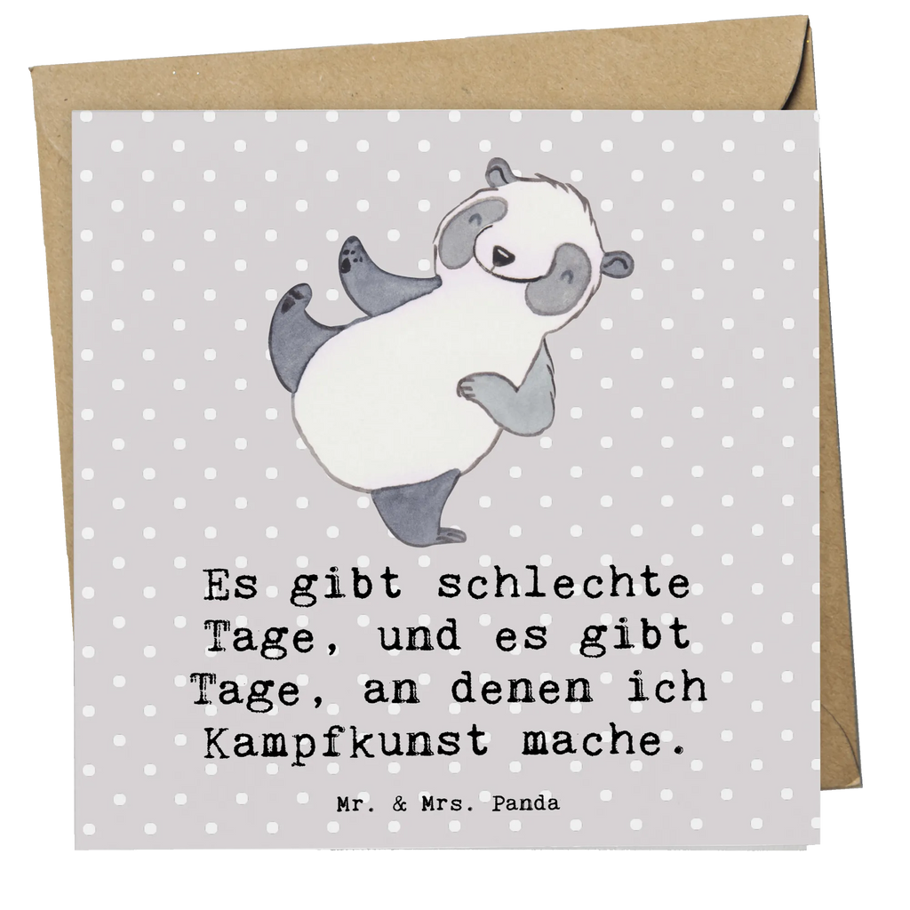 Deluxe Card panda martial arts Geburtstagskarte, Karte, Einladungskarte, Glückwunschkarte, Hochwertige Grußkarte, Klappkarte, Grußkarte, Hochwertige Klappkarte, Hochzeitskarte, Geschenk, Sport, Sportart, Hobby, Schenken, Danke, Dankeschön, Auszeichnung, Gewinn, Sportler, Selbstverteidigung, Kampfsportarten, Kampfkunst