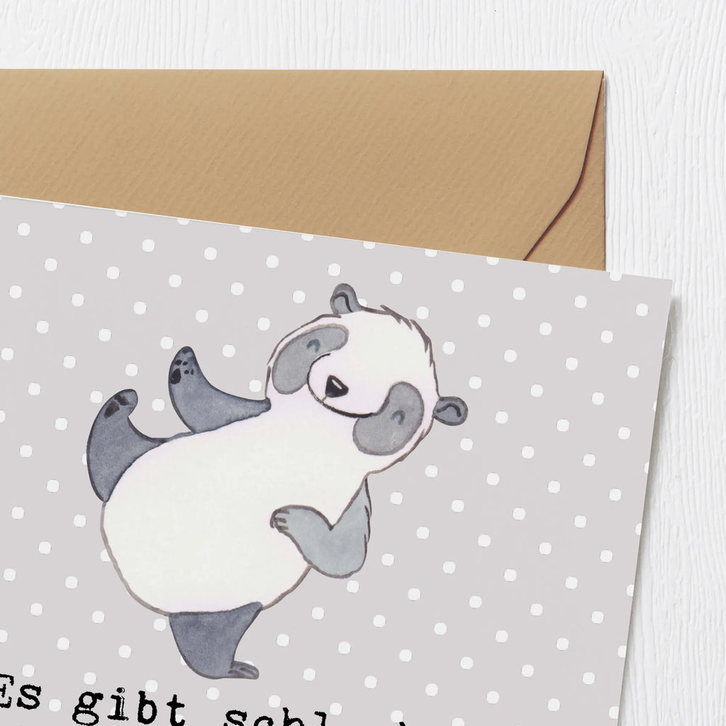 Deluxe Card panda martial arts Geburtstagskarte, Karte, Einladungskarte, Glückwunschkarte, Hochwertige Grußkarte, Klappkarte, Grußkarte, Hochwertige Klappkarte, Hochzeitskarte, Geschenk, Sport, Sportart, Hobby, Schenken, Danke, Dankeschön, Auszeichnung, Gewinn, Sportler, Selbstverteidigung, Kampfsportarten, Kampfkunst
