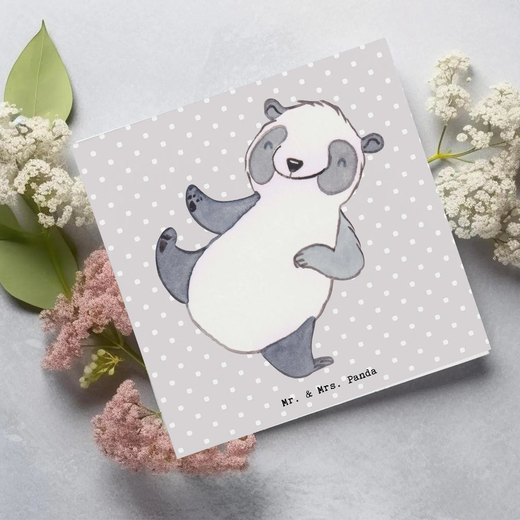Deluxe Card panda martial arts Geburtstagskarte, Karte, Einladungskarte, Glückwunschkarte, Hochwertige Grußkarte, Klappkarte, Grußkarte, Hochwertige Klappkarte, Hochzeitskarte, Geschenk, Sport, Sportart, Hobby, Schenken, Danke, Dankeschön, Auszeichnung, Gewinn, Sportler, Selbstverteidigung, Kampfsportarten, Kampfkunst