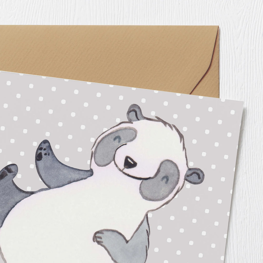 Deluxe Card panda martial arts Geburtstagskarte, Karte, Einladungskarte, Glückwunschkarte, Hochwertige Grußkarte, Klappkarte, Grußkarte, Hochwertige Klappkarte, Hochzeitskarte, Geschenk, Sport, Sportart, Hobby, Schenken, Danke, Dankeschön, Auszeichnung, Gewinn, Sportler, Selbstverteidigung, Kampfsportarten, Kampfkunst